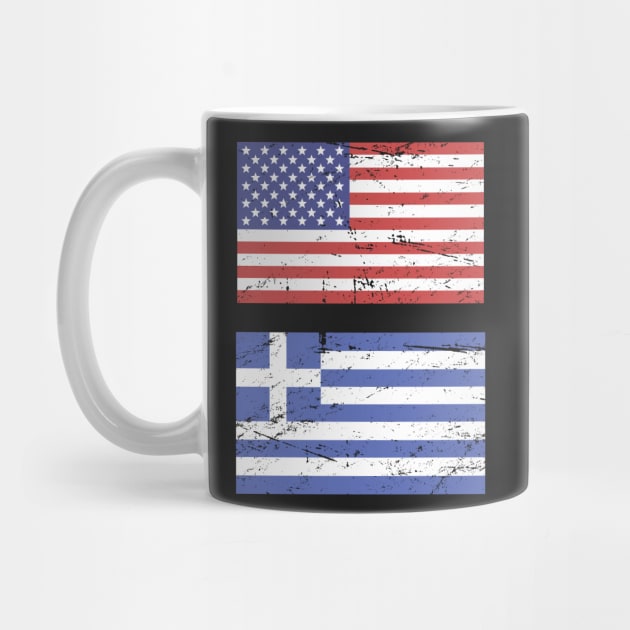 United States Flag & Greece Flag by MeatMan